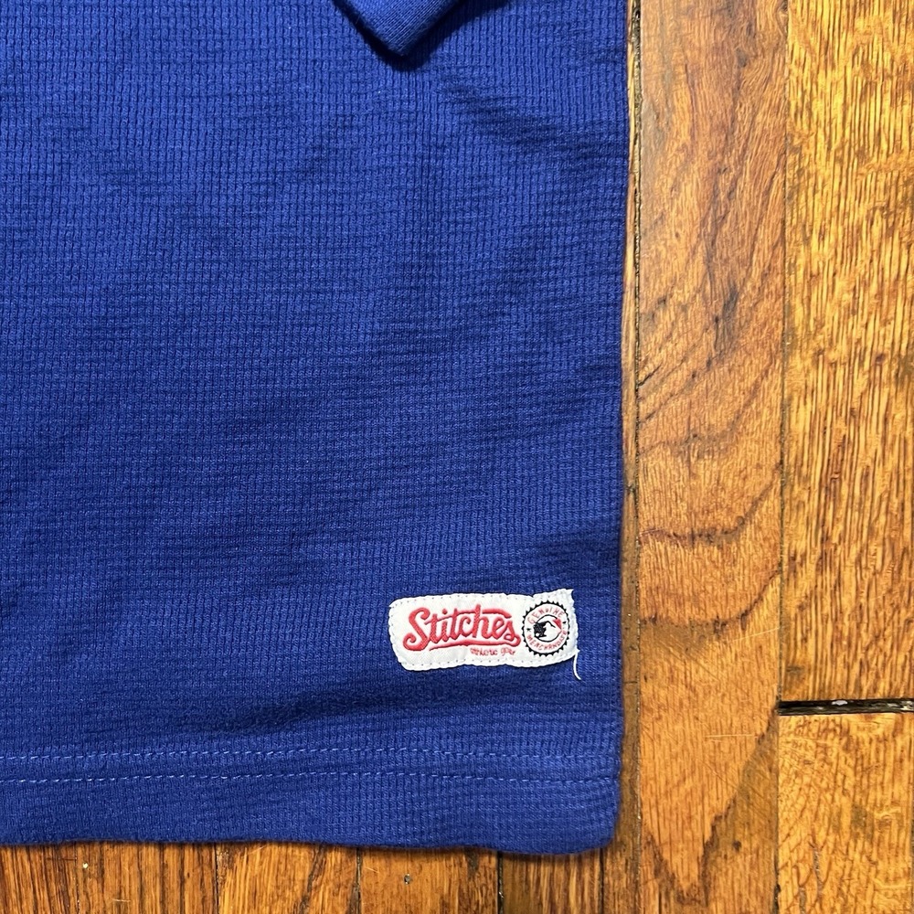 Stitches Chicago Cubs World Series Champs 2016 Longsleeve Size Large Blue - Picture 4 of 10